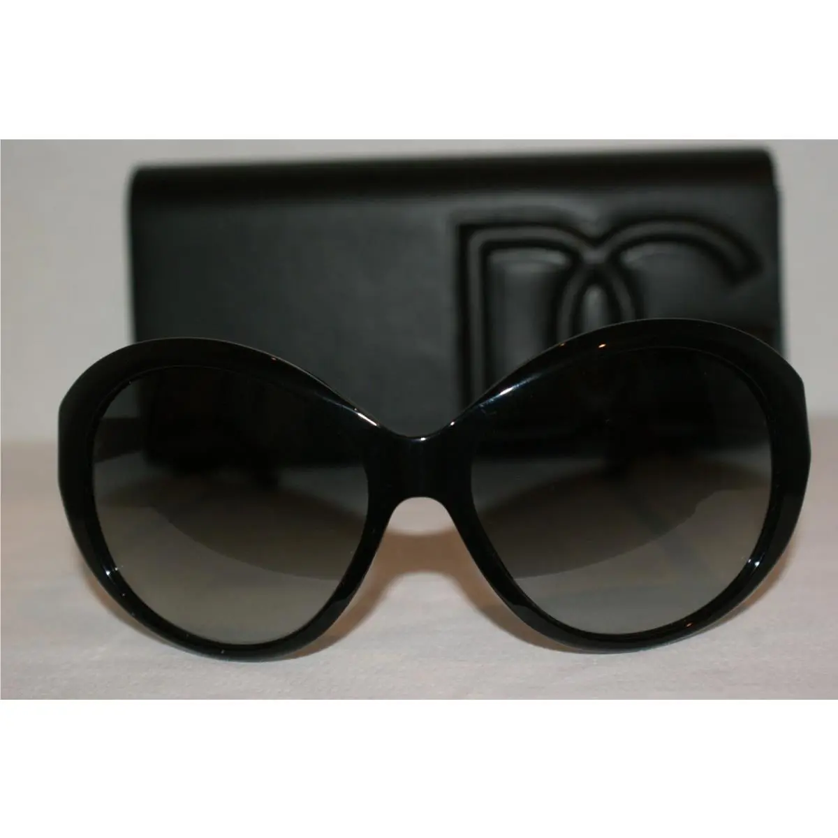 Authen Dolce Gabbana Sunglasses 3028 Shiny Black 501/8G 59-16 W Origi Case