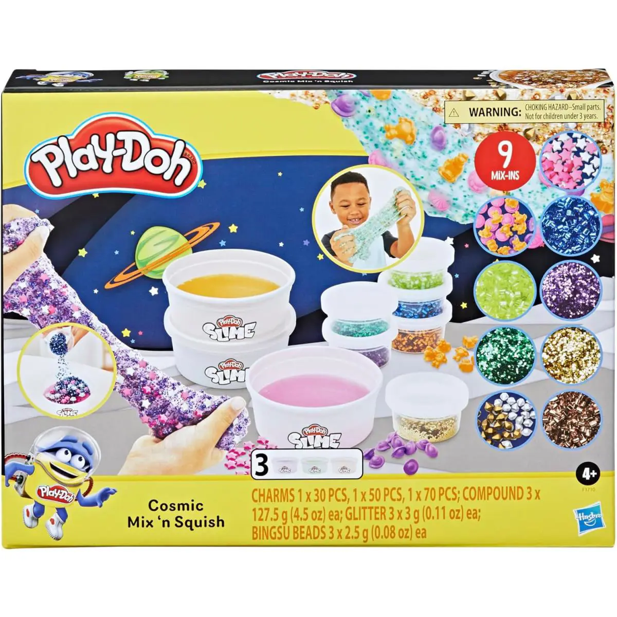 Play-doh Slime Cosmic Mix `N Squish Outer Space Toy Mixing Kit