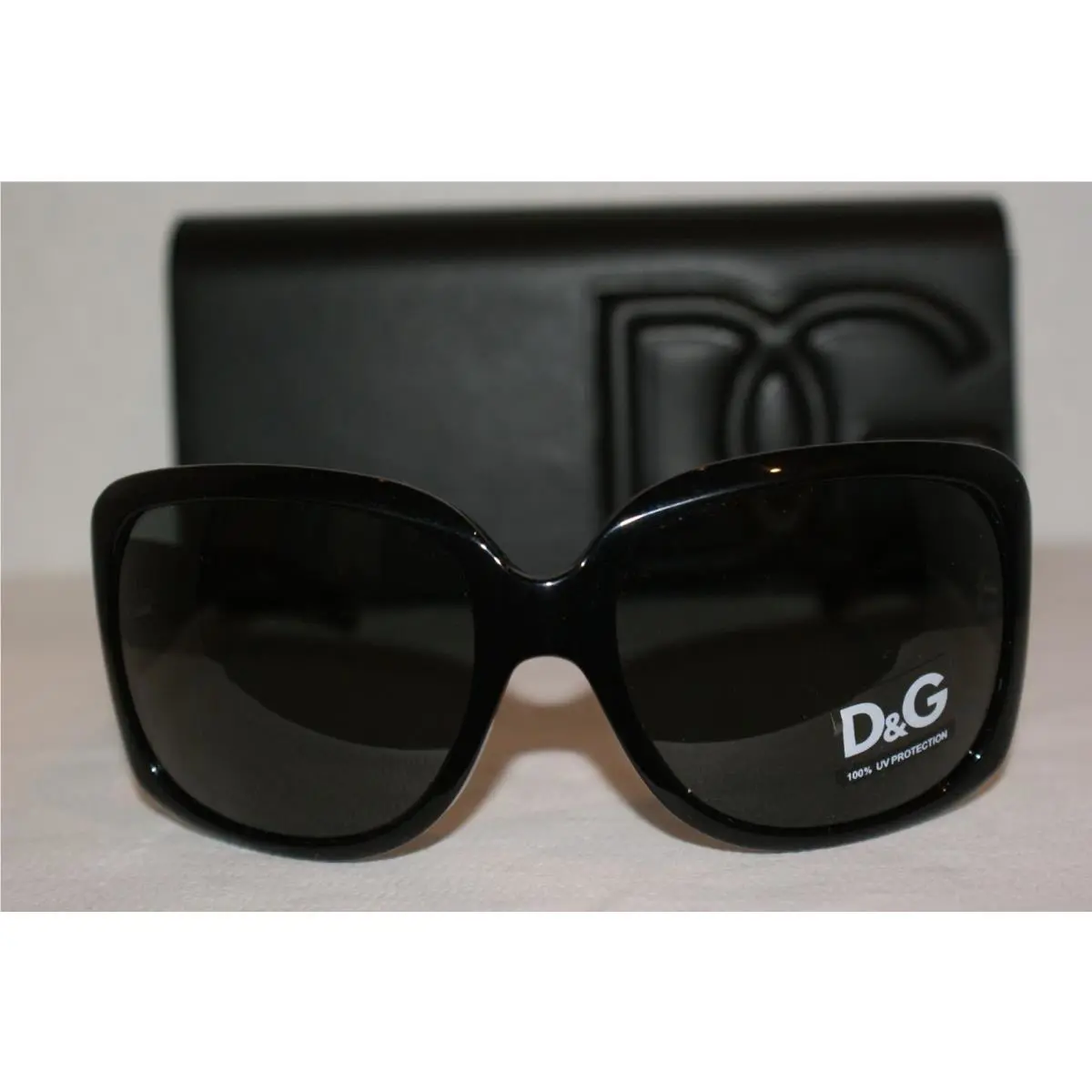 Authen Dolce Gabbana Sunglasses 3021 Shiny Black 501/87 60-17 W Origi Case