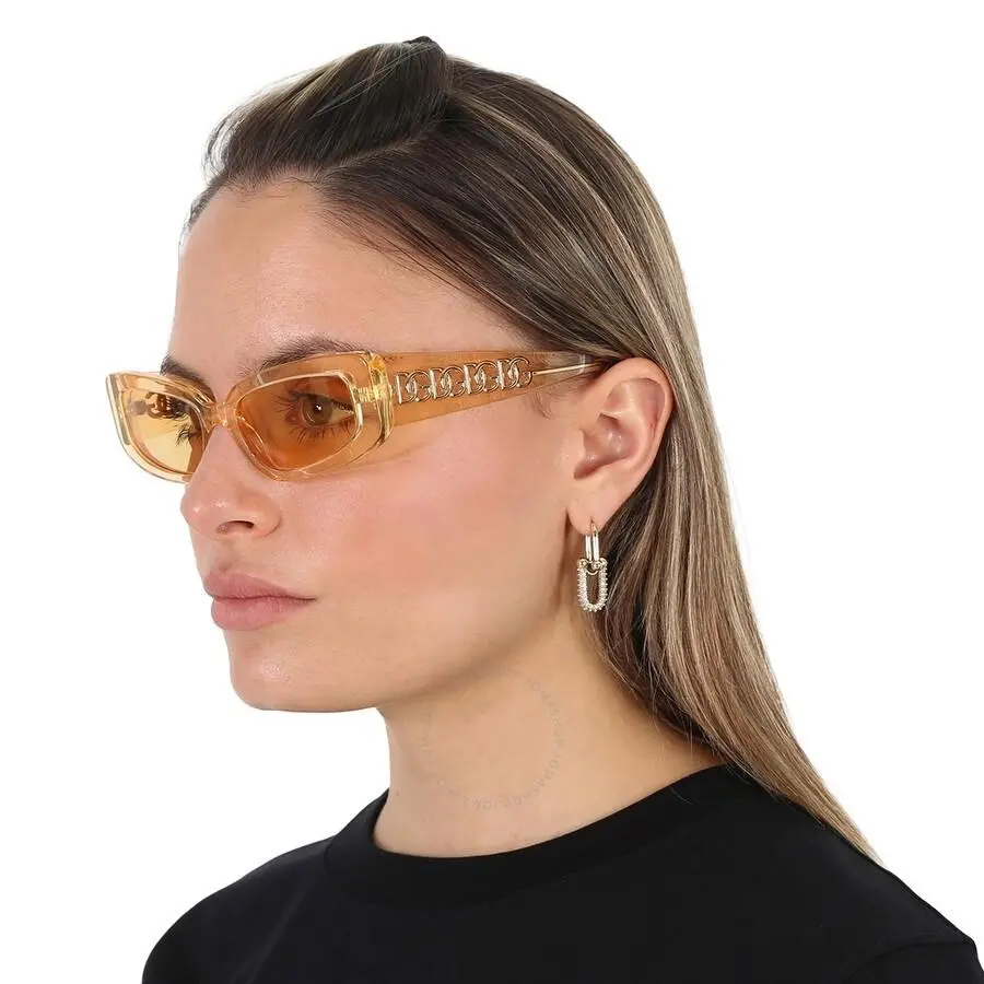 Dolce Gabbana DG4445-343311-54 Sunglasses Gold Grey 54mm Unisex