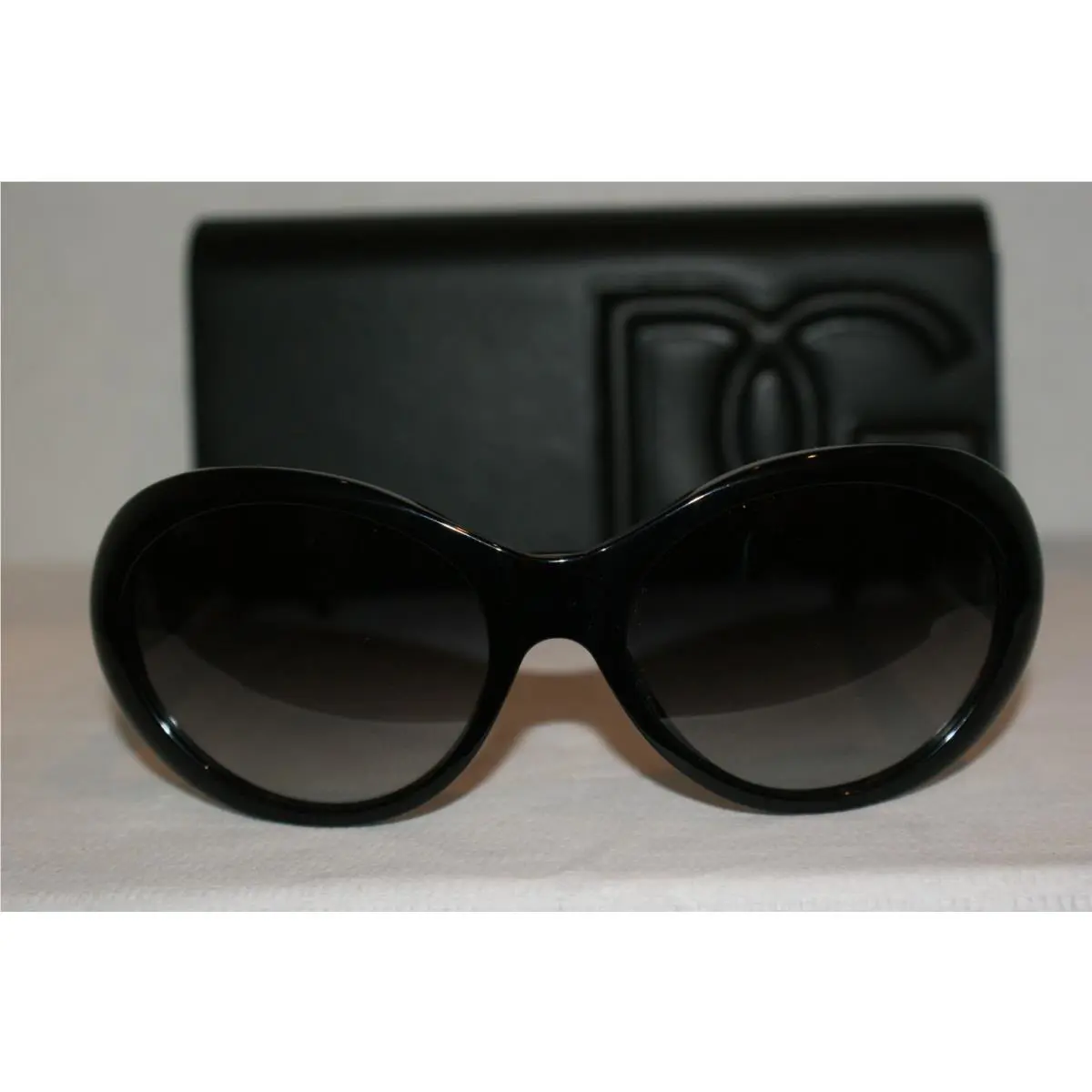 Authen Dolce Gabbana Sunglasses 3058 Shiny Black 501/8G 57-18 W Origi Case