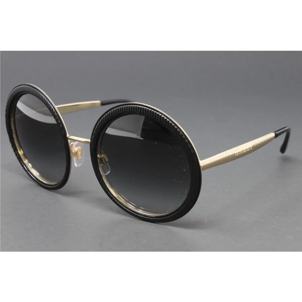 Dolce Dolce & Gabbana DG2179 13128G Gabbana DG2179 13128G Women`s Round Sunglasses Black 54mm