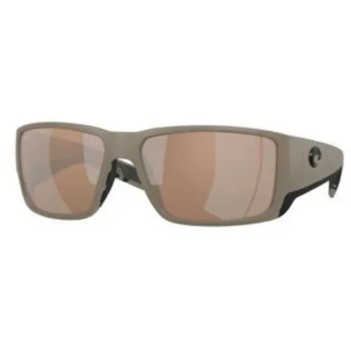 Costa Del Mar 6 S 9078 Matte Sand Copper Silver Mirror 580g Crystal Polarized 9