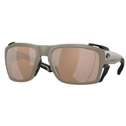 Costa Del Mar 6 S 9111 Matte Sand Copper Silver Mirror 580g Crystal Polarized 9