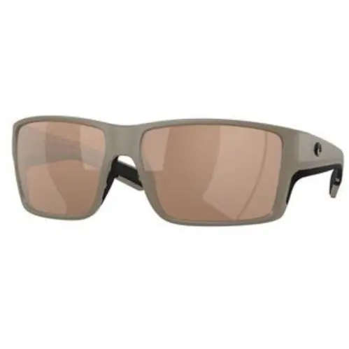Costa Del Mar 6 S 9080 Matte Sand Copper Silver Mirror 580g Crystal Polarized 9