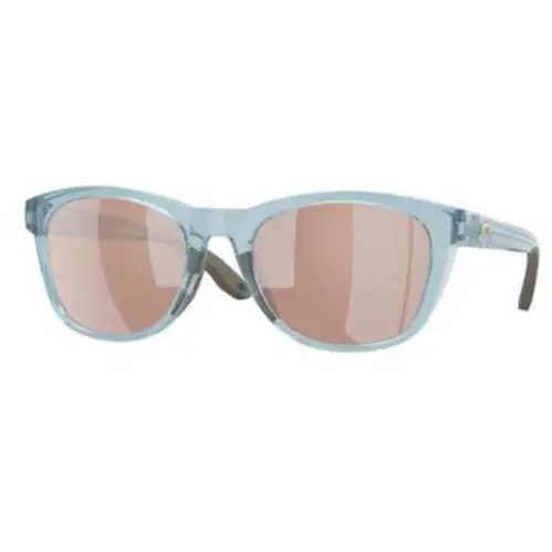 Costa Del Mar 6 S 9108 Translucent Silt Blue Copper Silver Mirror 580p Policarb