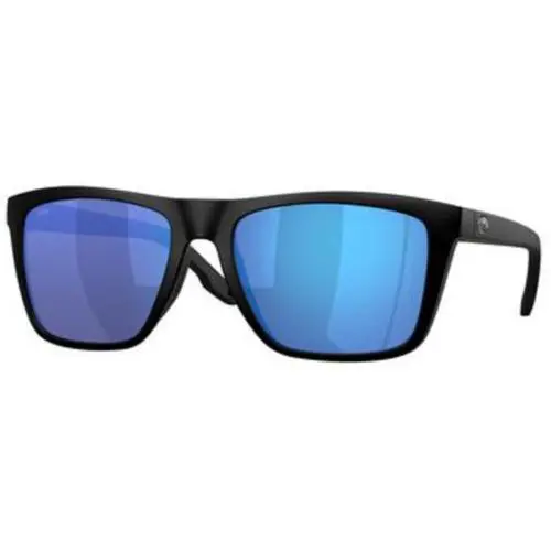 Costa Del Mar 6 S 9131 Matte Black Blue Mirror 580g Crystal Polarized 913103 Su