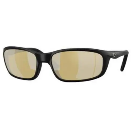 Costa Del Mar 6 S 9134 Matte Black Sunrise Silver Mirror 580g Crystal Polarized