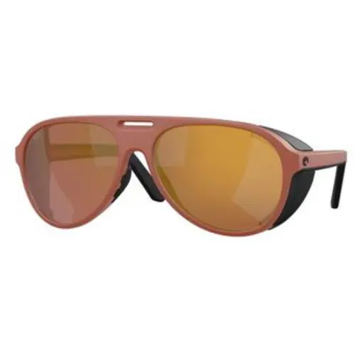 Costa Del Mar 6 S 9117 Matte Terra Cotta Gold Mirror 580g Crystal Polarized 911