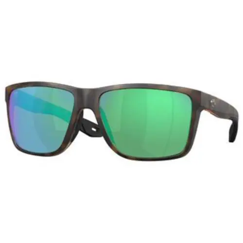 Costa Del Mar 6 S 9135 Matte Tortoise Green Mirror 580g Crystal Polarized 91350