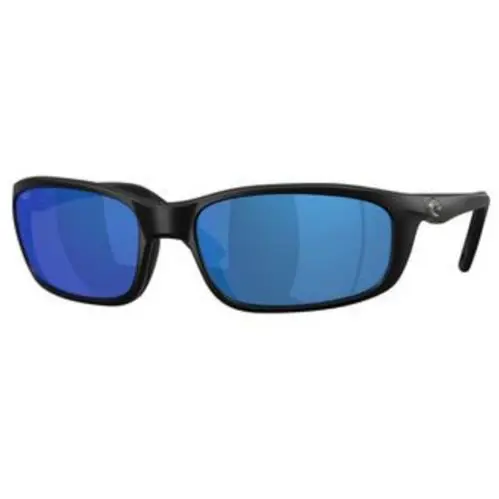 Costa Del Mar 6 S 9134 Matte Black Blue Mirror 580p Policarbonate Polarized 913