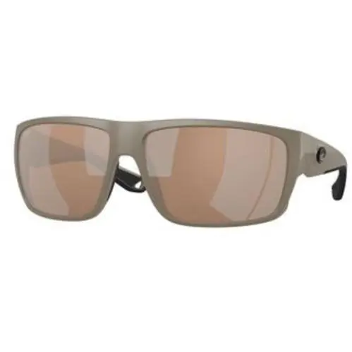 Costa Del Mar 6 S 9129 Matte Sand Copper Silver Mirror 580g Crystal Polarized 9
