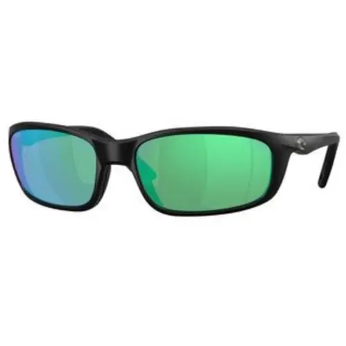 Costa Del Mar 6 S 9134 Matte Black Green Mirror 580g Crystal Polarized 913406 S