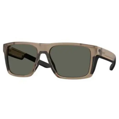 Costa Del Mar 6 S 9104 Matte Brown Smoke Gray 580g Crystal Polarized 910419 Sun