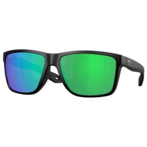 Costa Del Mar 6 S 9135 Matte Black Green Mirror 580p Policarbonate Polarized 91