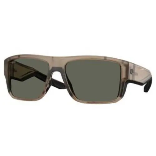 Costa Del Mar 6 S 9116 Matte Brown Smoke Gray 580g Crystal Polarized 911612 Sun