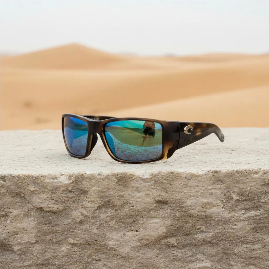 Costa Del Mar Blackfin Pro Sunglasses Tortoise Frame Green 580 Glass Lens