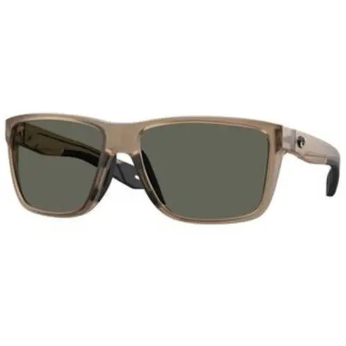 Costa Del Mar 6 S 9120 Matte Brown Smoke Gray 580g Crystal Polarized 912013 Sun