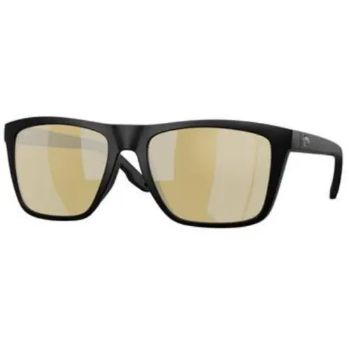 Costa Del Mar 6 S 9131 Matte Black Sunrise Silver Mirror 580g Crystal Polarized