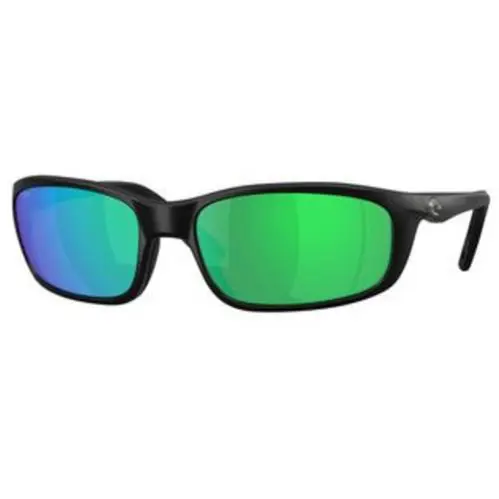 Costa Del Mar 6 S 9134 Matte Black Green Mirror 580p Policarbonate Polarized 91