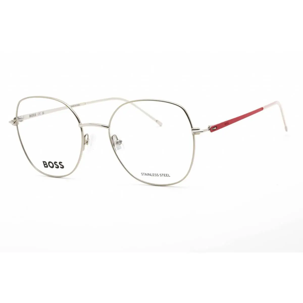 Hugo Boss 1529 Avb Eyeglasses Silver Pink Frame 52mm