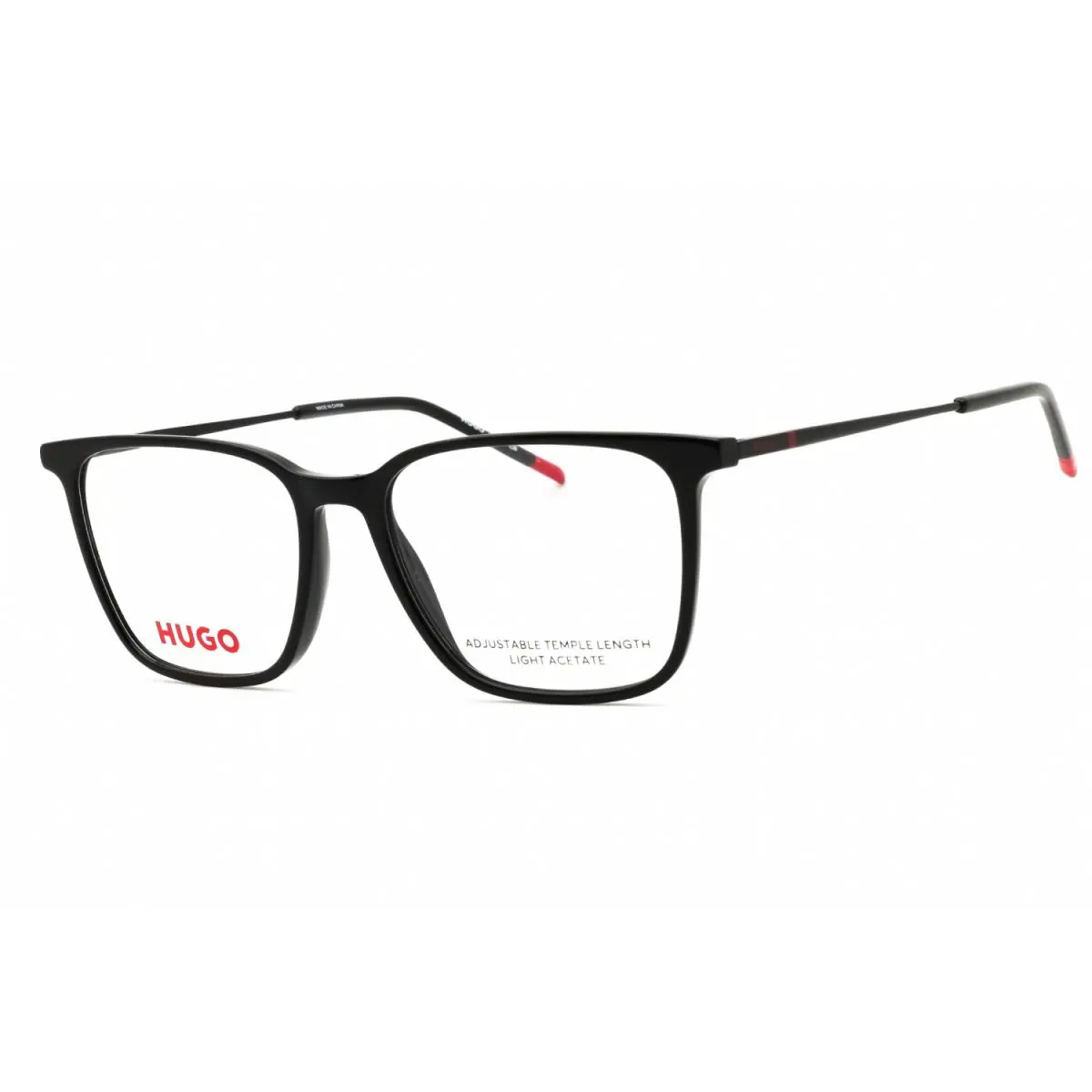 Hugo HG 1288 Oit Eyeglasses Black Red Frame 52mm