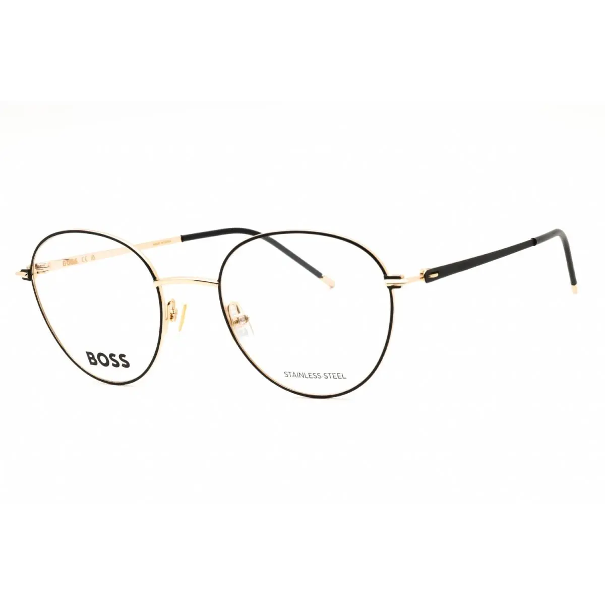 Hugo Boss Boss 1530 0RHL 00 Gold Black 50mm Eyeglasses