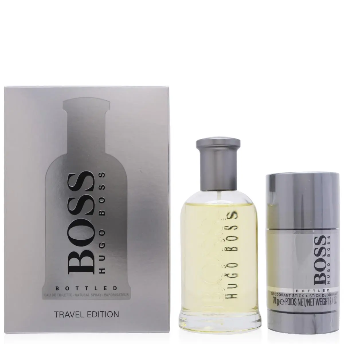 Boss Bottled No.6 by Hugo Boss 2pc Travel Gift Set For Men