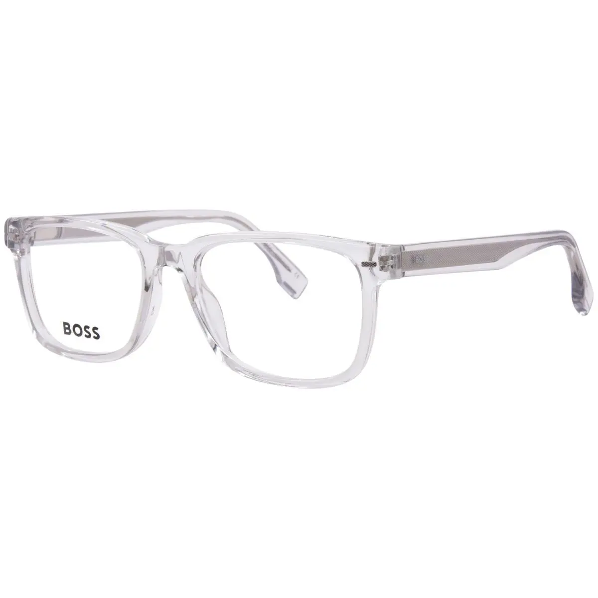 Hugo Boss 1353/U KB7 Eyeglasses Frame Men`s Grey Full Rim Rectangle Shape 54mm