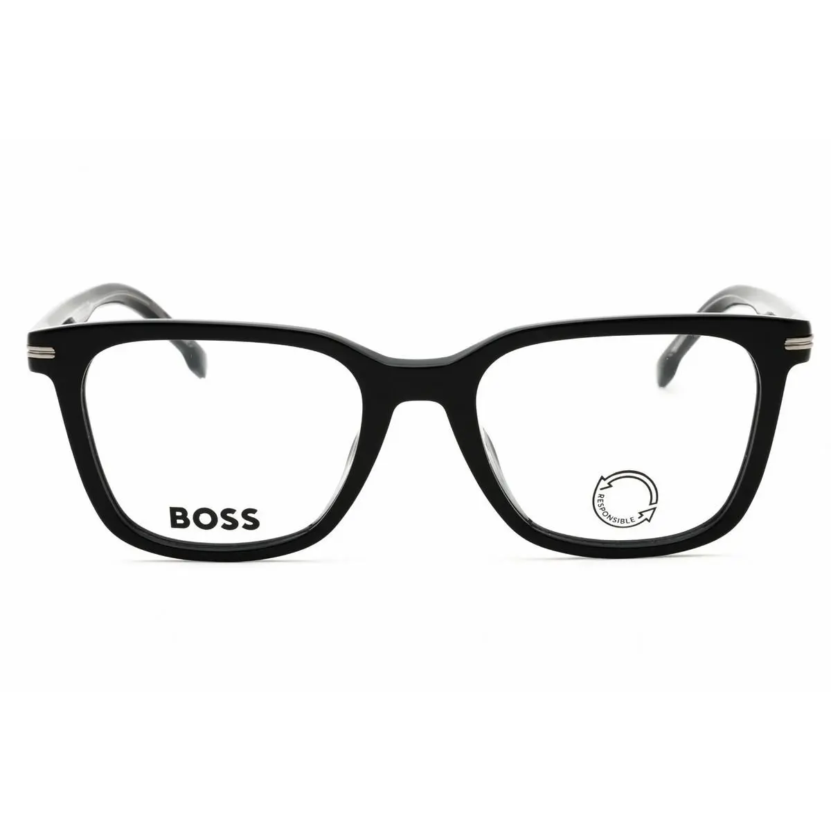 Hugo Boss HB1541F-0807-52 Eyeglasses Frame Size 52mm 19mm 145mm Black Men 716736