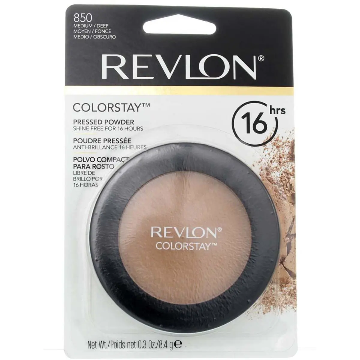 5 Pack Revlon Colorstay Pressed Powder Medium Deep 850 0.3 oz