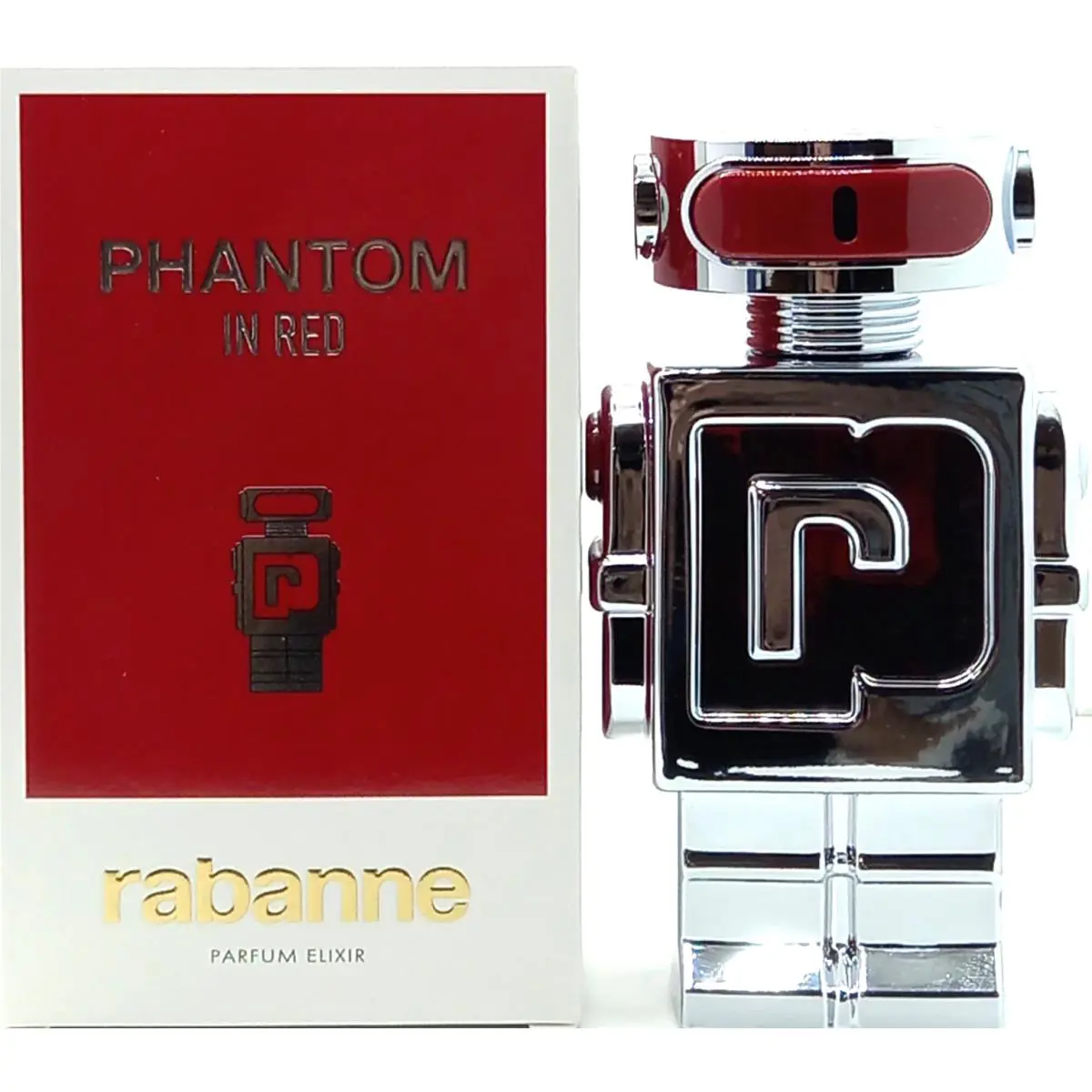 Paco Rabanne Phantom IN Red Parfum Elixir Spray Men 3.4 Oz / 100 ml