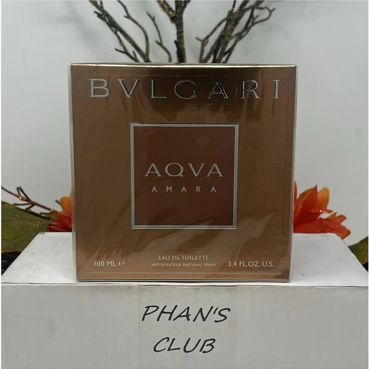 Bvlgari Aqva Amara 3.4oz Eau de Toilette Woody Aquatic Cologne For Men