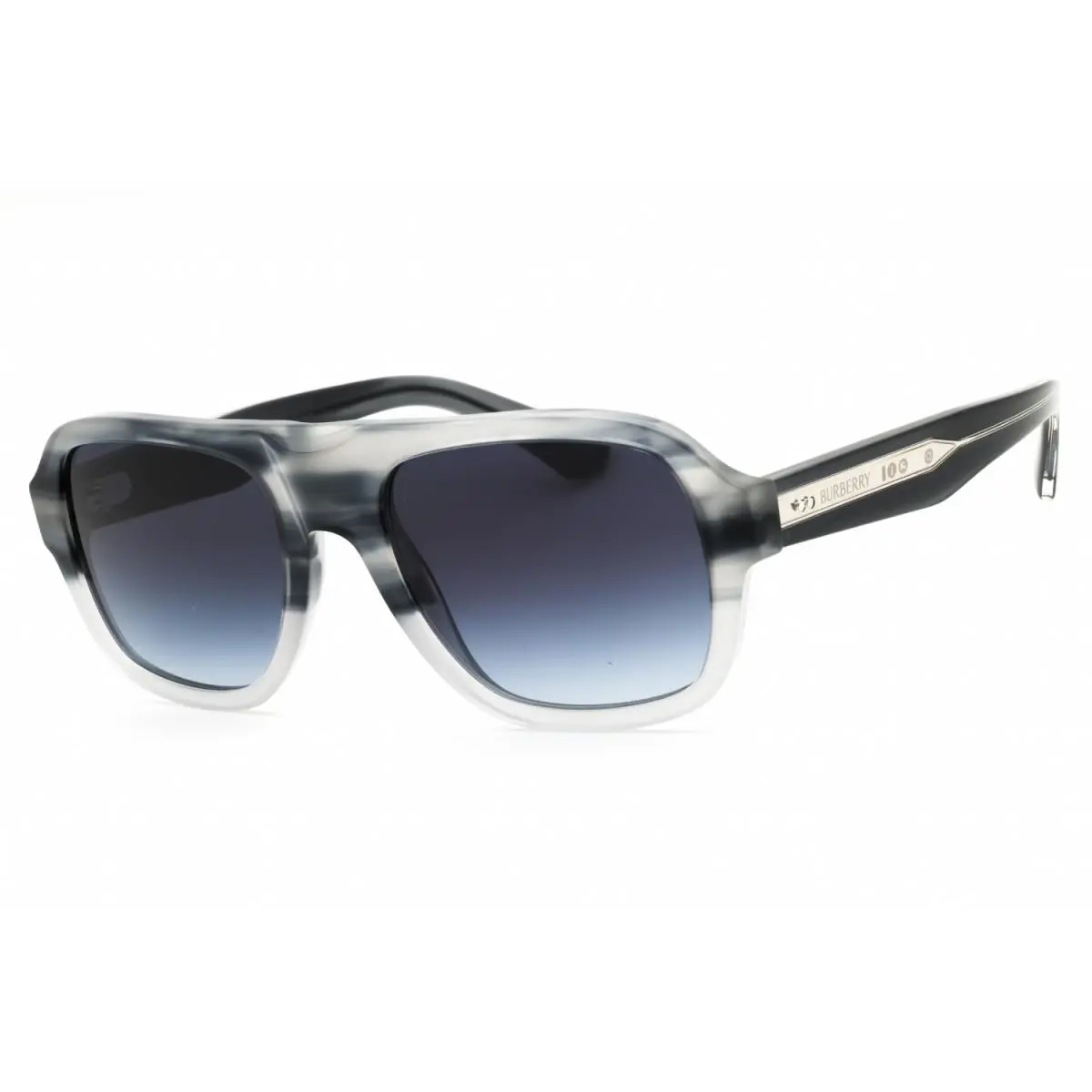 Burberry BE4478 420814 Striato Grey/dark Grey Gradient 55-20-145 Sunglasses