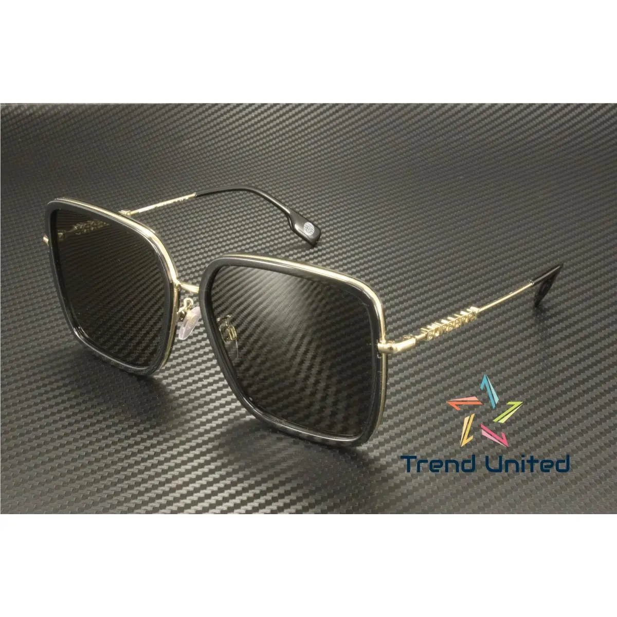 Burberry BE3145D 110987 Dionne Black Dark Grey 58 mm Women`s Sunglasses