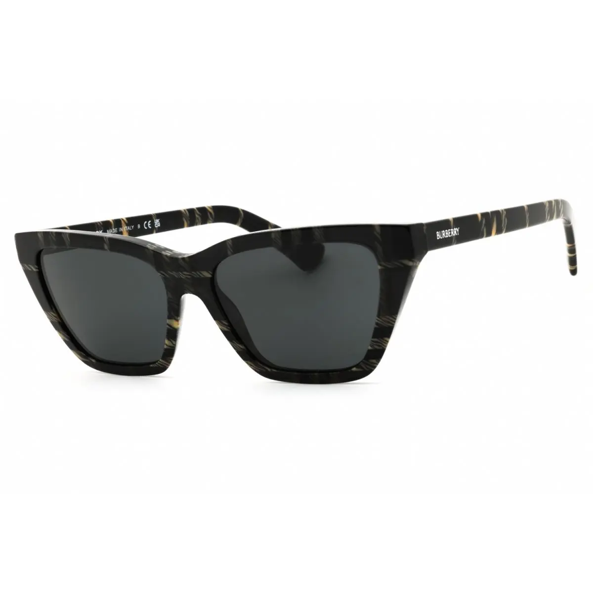 Burberry BE4468 419987 Grey Check Dark Grey 54 mm Women`s Sunglasses