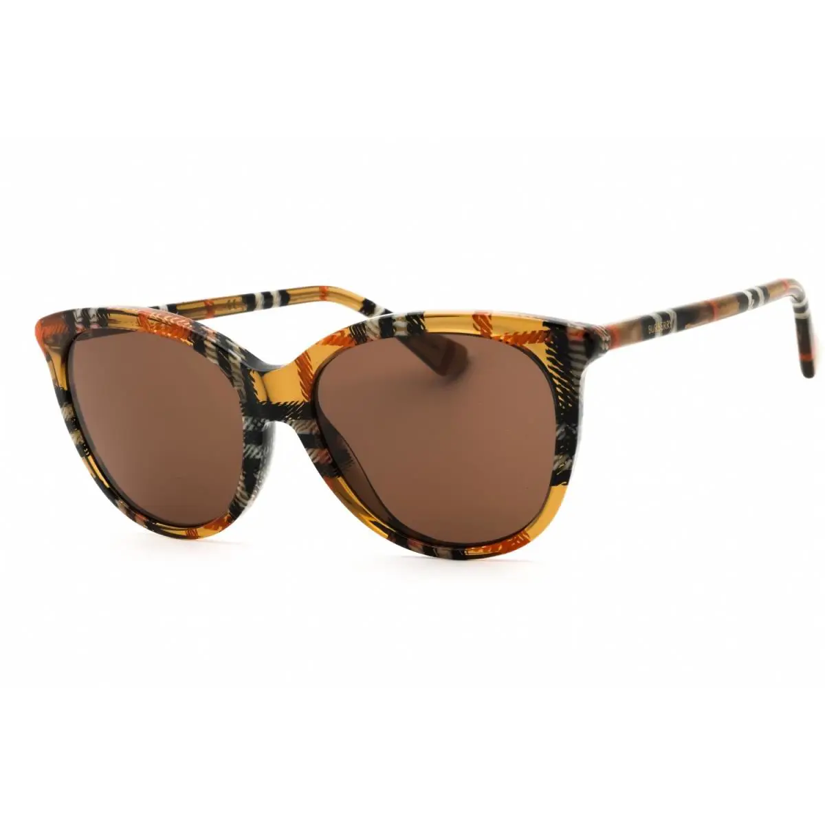 Burberry Dark Brown Phantos Ladies Sunglasses BE4455 416373 55 BE4455 416373 55