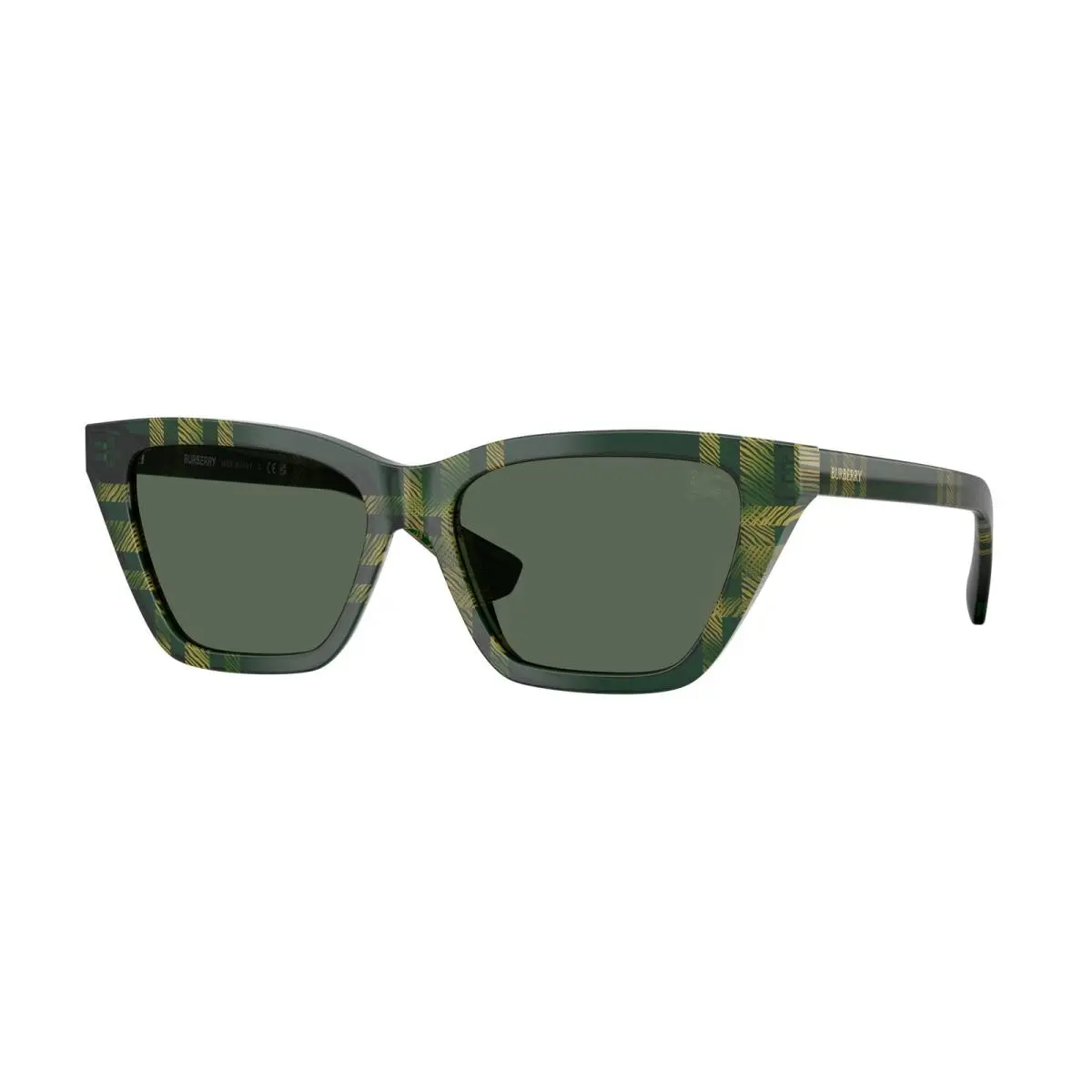 Burberry Women`s 54mm Checker Khaki Sunglasses BE4468-416971-54