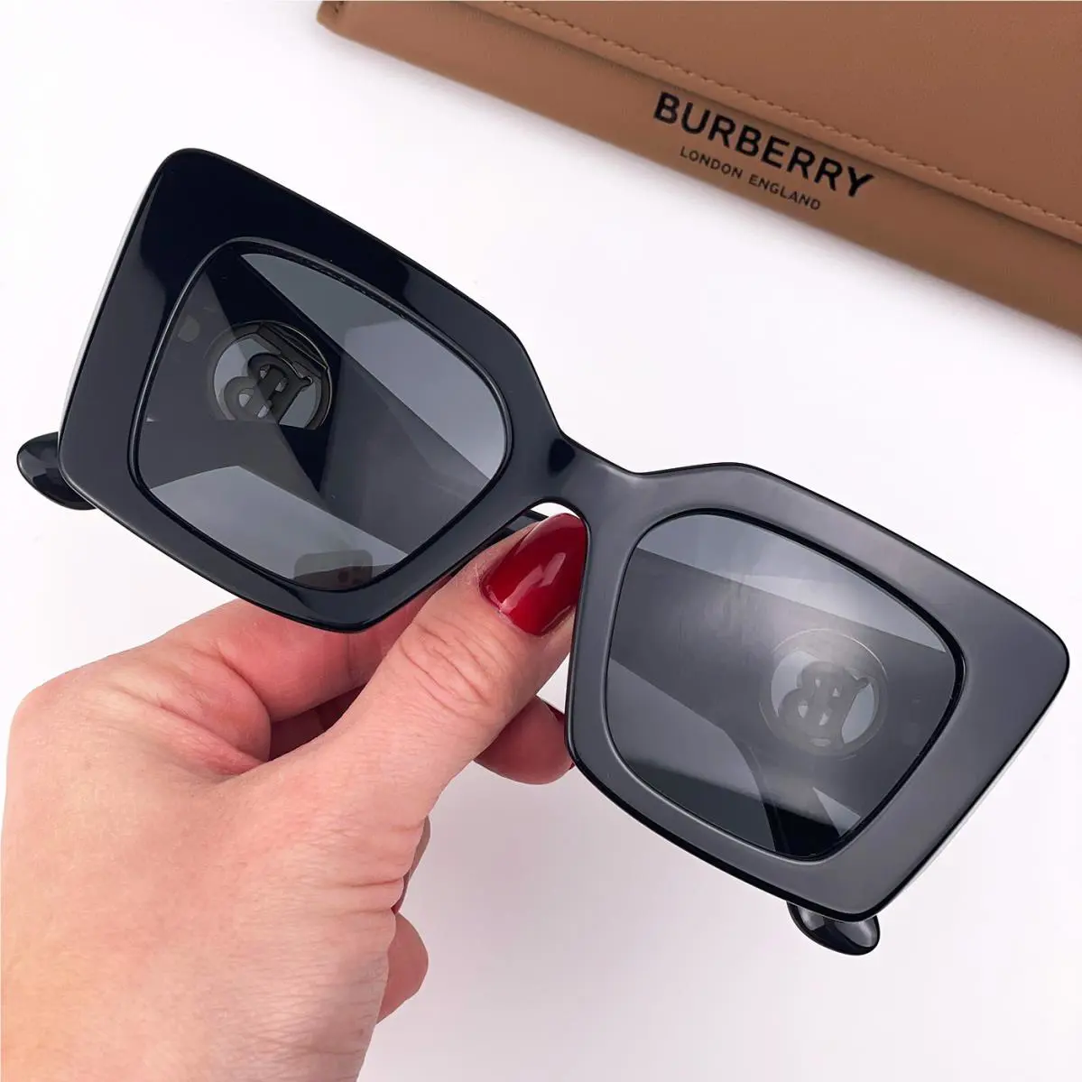 Burberry Women Sunglasses Black Grey Square BE4344 Daisy 300187