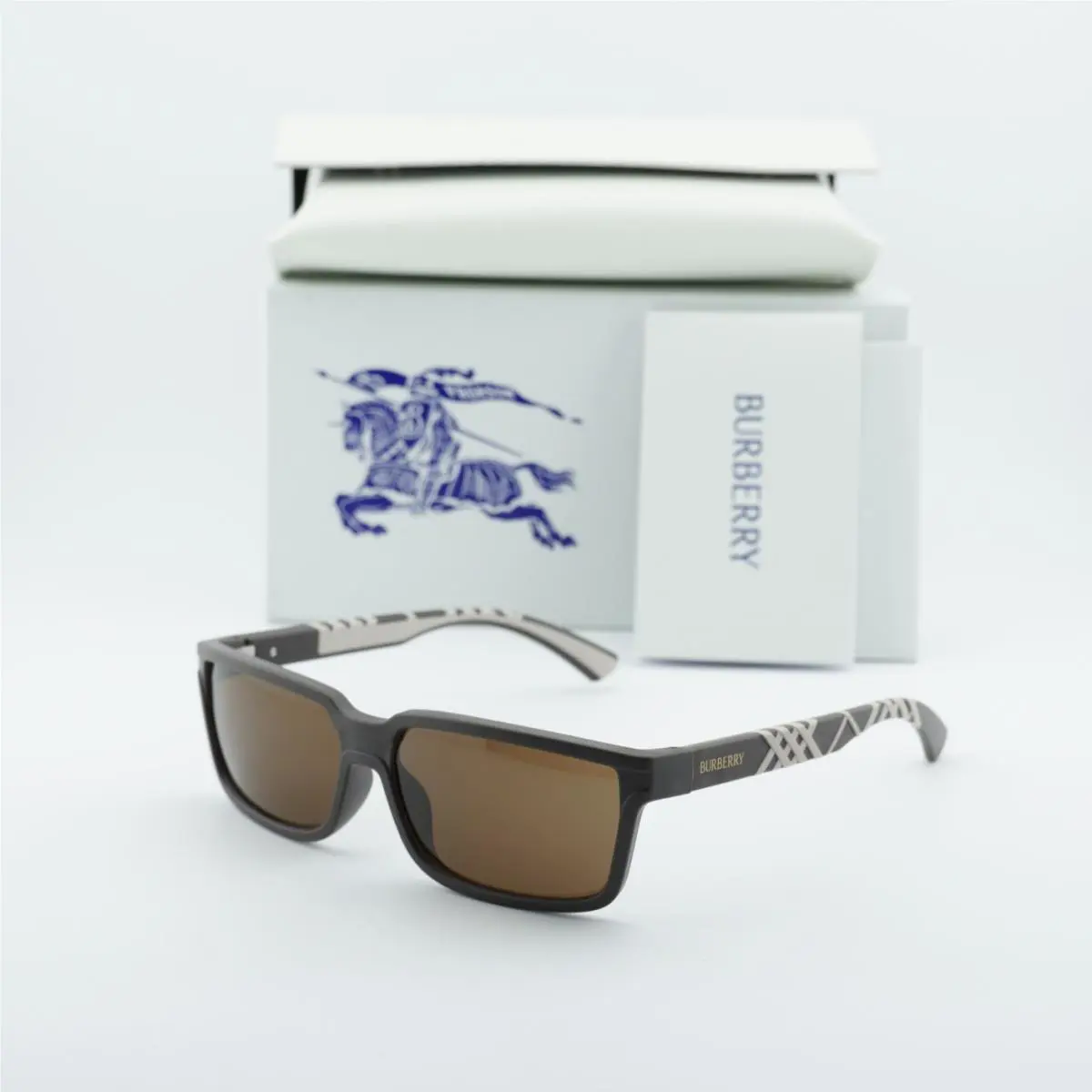 Burberry BE4495D 423473 Matte Brown/dark Brown 61-15-145 Sunglasses
