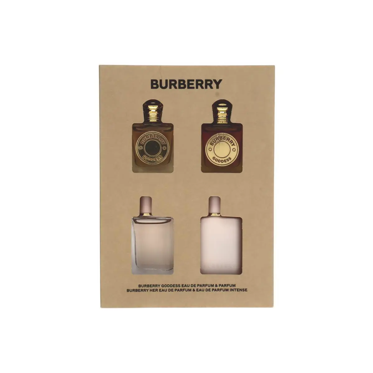 Burberry Mini Coffret 4pc Gift Set For Women5ml Edp x4
