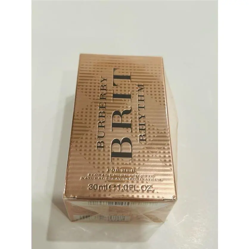 Burberry Brit Rhythm Eau de Toilette Spray For Her Floral Scent 1 oz 30ml Rare