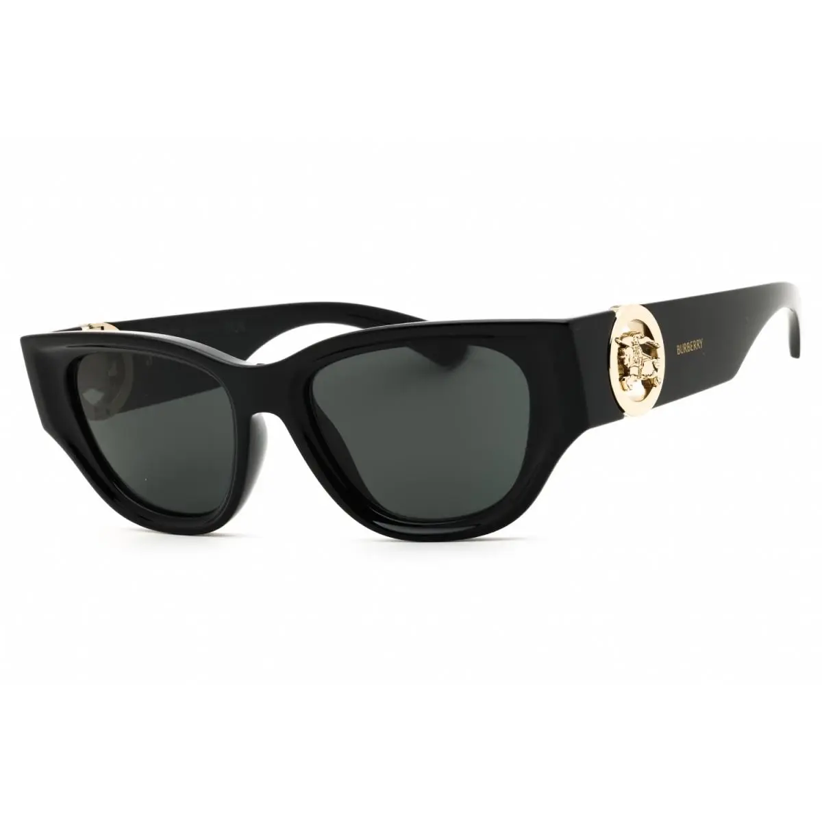 Burberry BE4467U 300187 Shiny Black/dark Grey 52-18-135 Sunglasses
