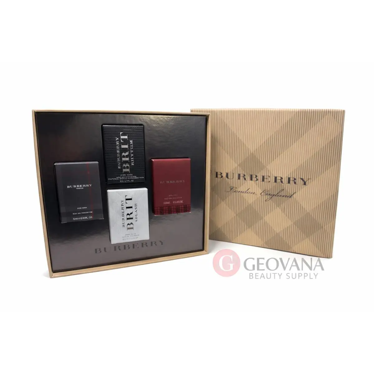 Burberry London England The Collection For Men 4 pc Perfume Set