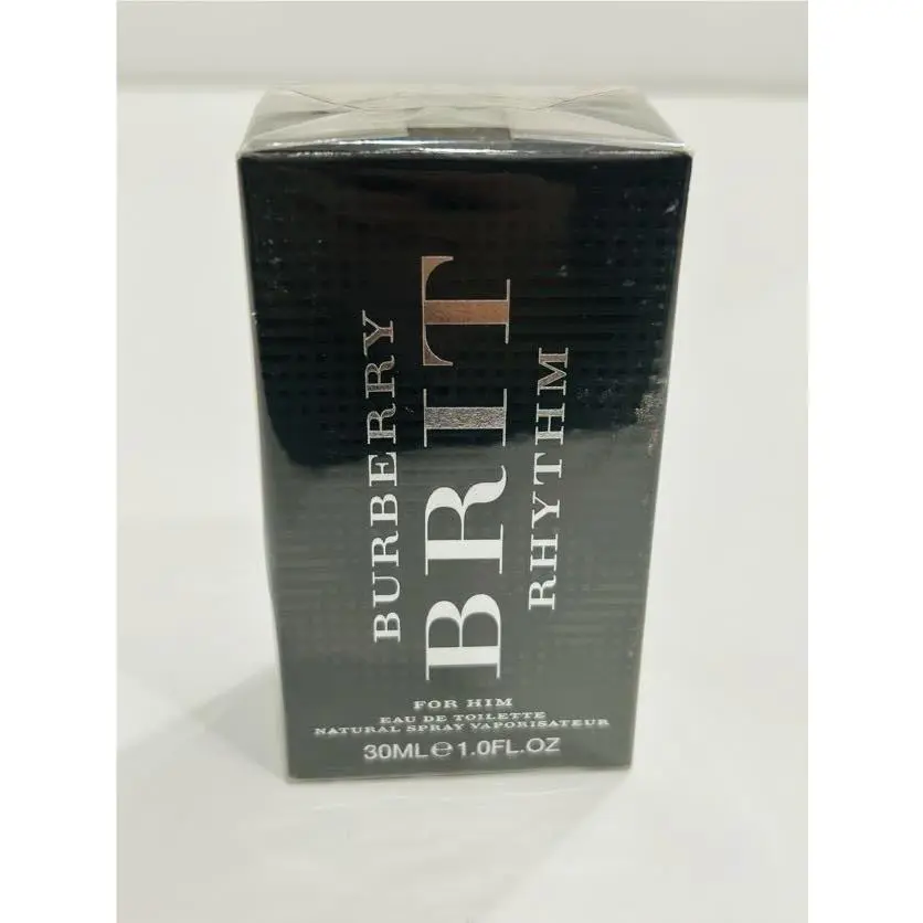 Burberry Brit Rhythm Eau de Toilette Spray For Him Aromatic Scent 1.0 oz 30ML