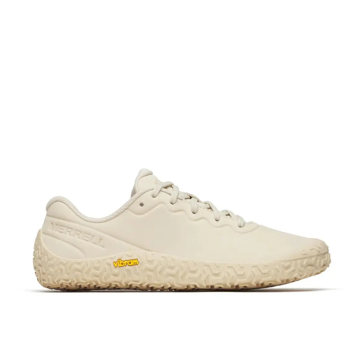 Merrell Women Vapor Glove 6 Leather Shoes - Eggshell