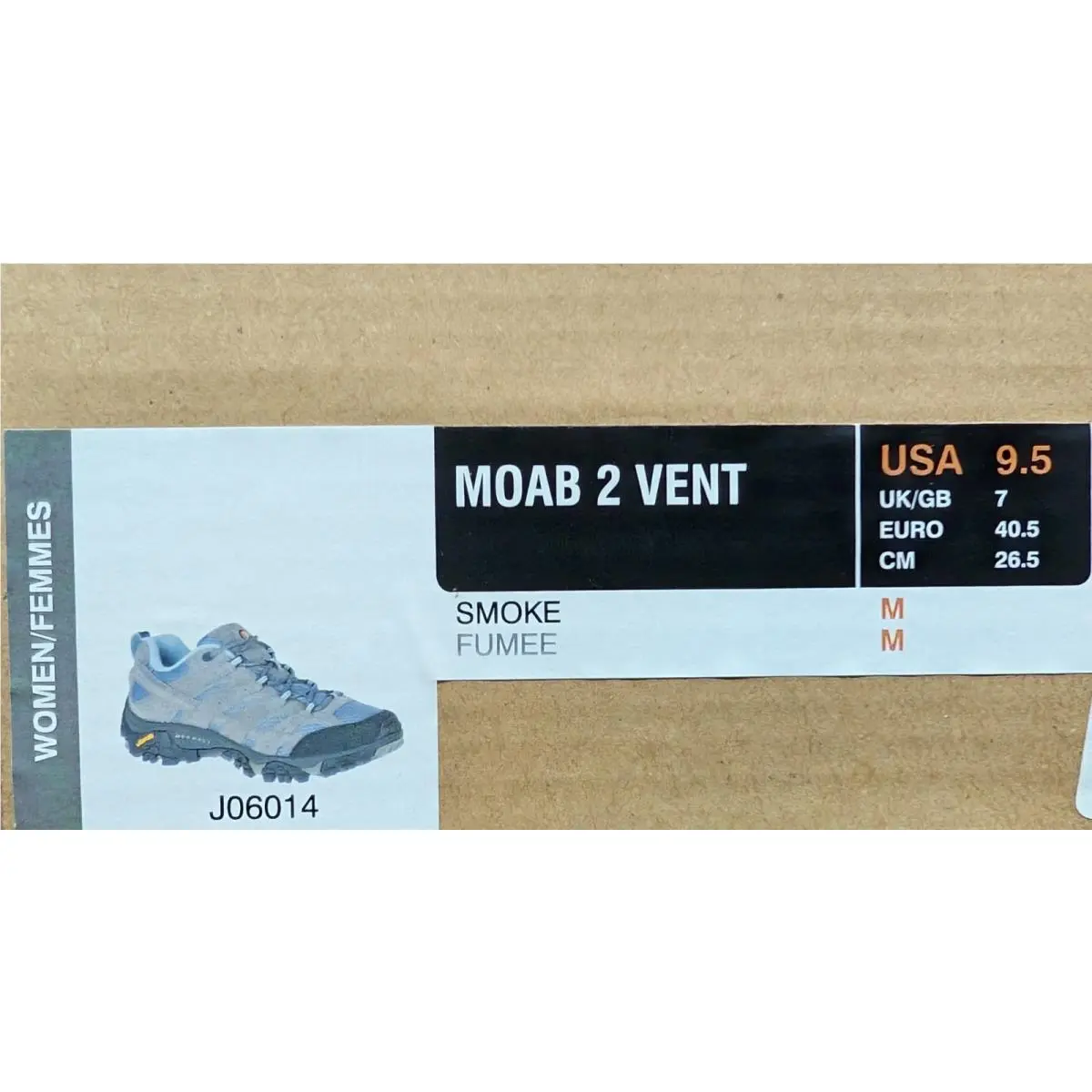 Merrell shoes - Merrell Moab Ventilator - Moab Ventilator - J06014 - Gray 11