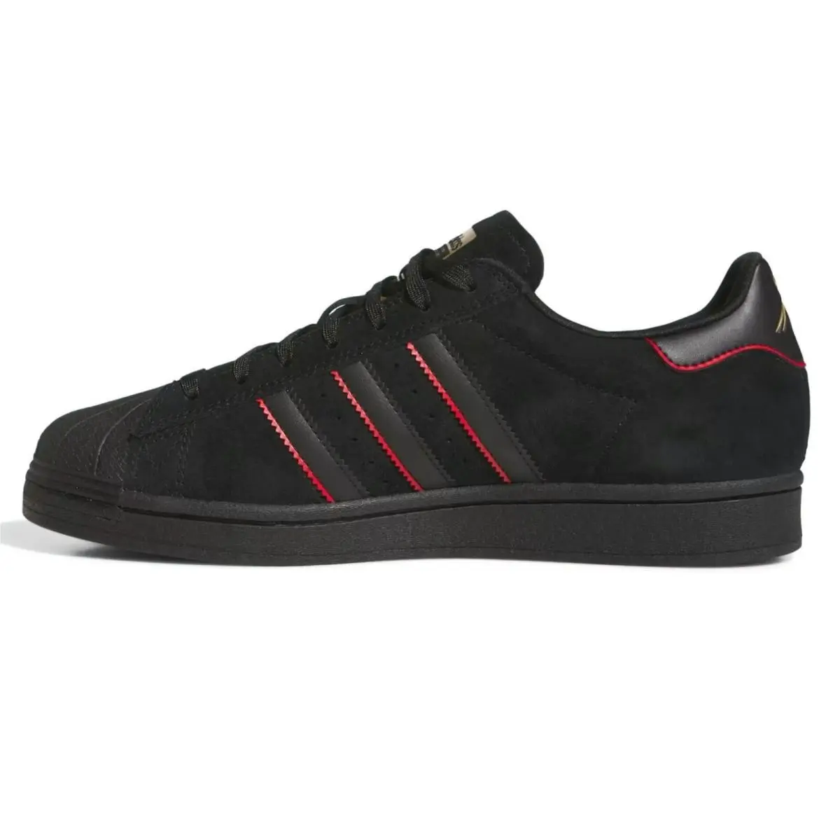 Adidas shoes - adidas Superstar - Superstar - Black, Manufacturer: Core Black / Better Scarlet / Gold Metallic 23