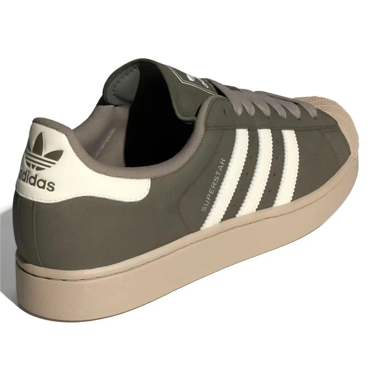 Adidas shoes - adidas Superstar - Superstar - Green, Manufacturer: Olive Strata / Off White / Stone Khaki 19