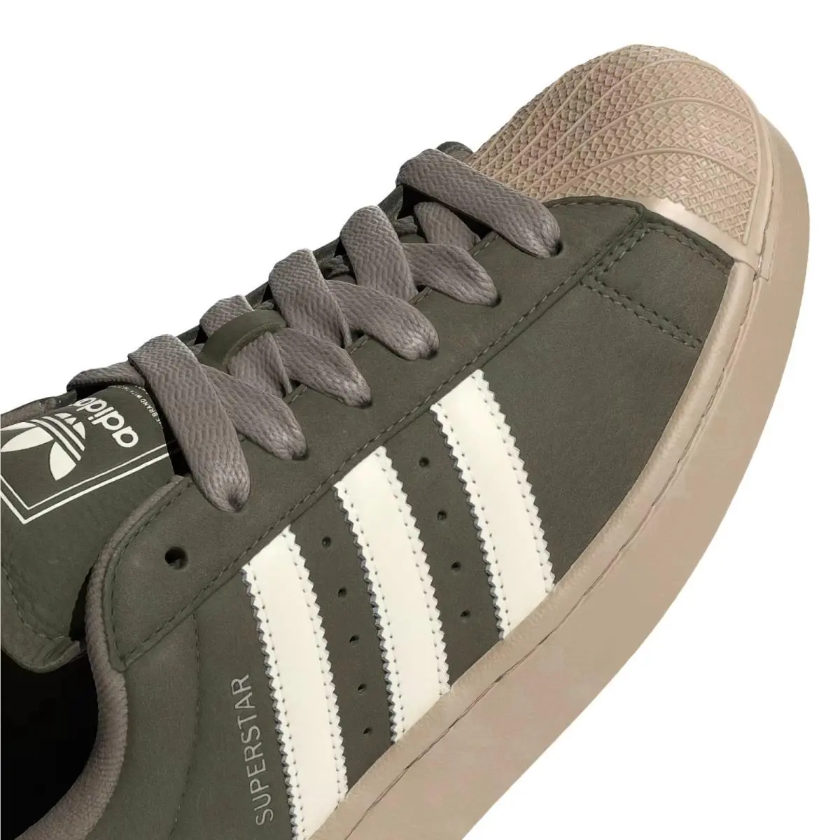 Adidas shoes - adidas Superstar - Superstar - Green, Manufacturer: Olive Strata / Off White / Stone Khaki 24